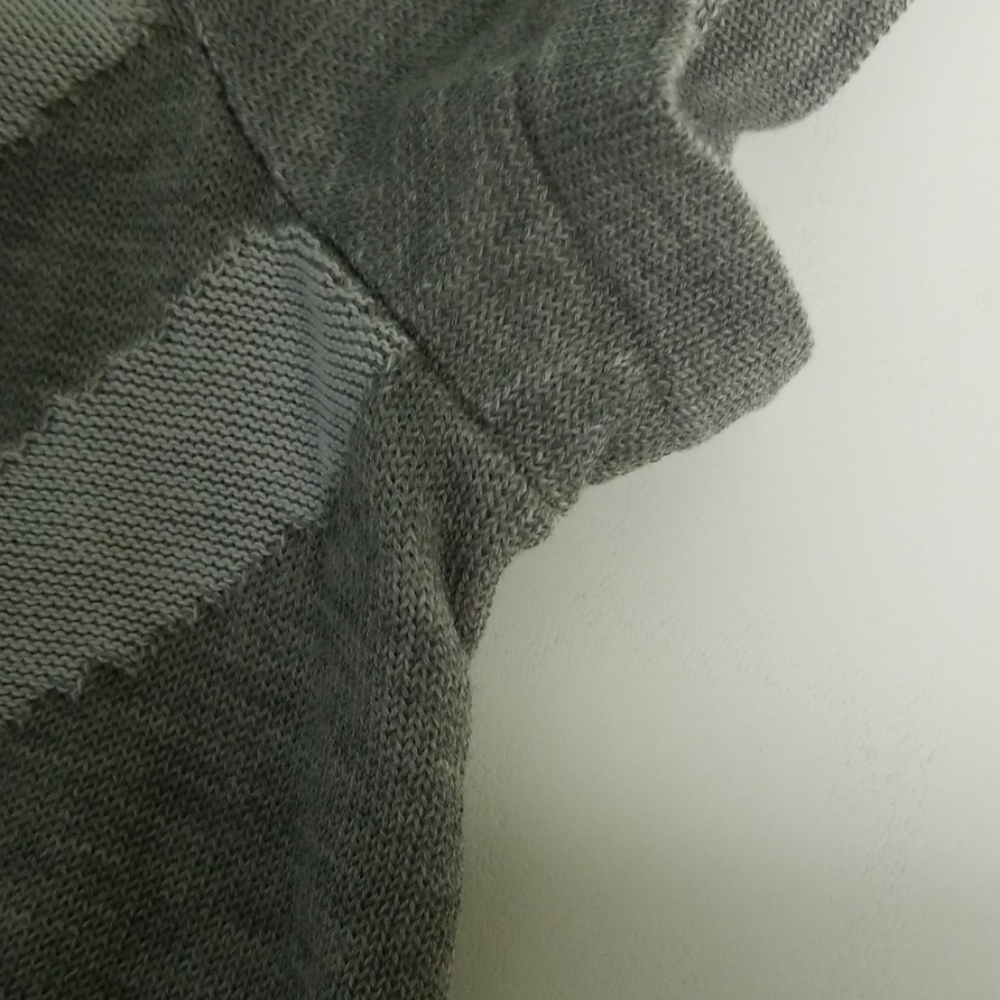 Lafayette 148 New York Short Sleeve Top Gray BB1 - Picture 8 of 8